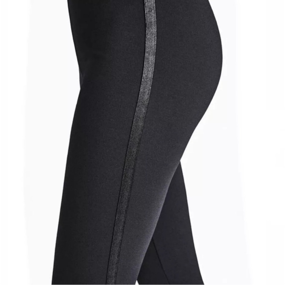 Wolford The Tux Black Leggings Tuxedo Stripes - Picture 3 of 8